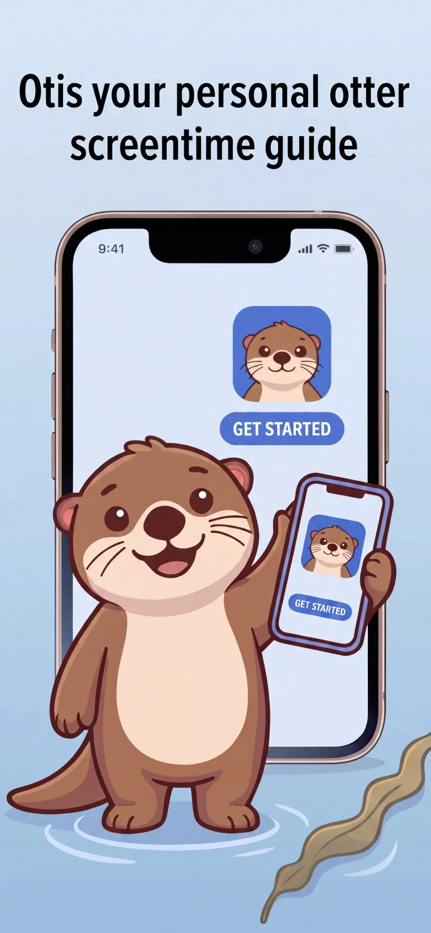 Otis, your personal otter screen-time guide